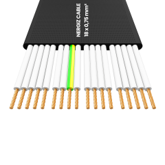18x0.75mm2 Yassı Asansör Kablosu