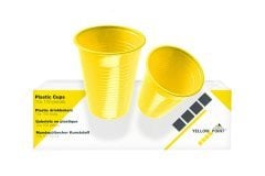 Plastic Cup Yellow