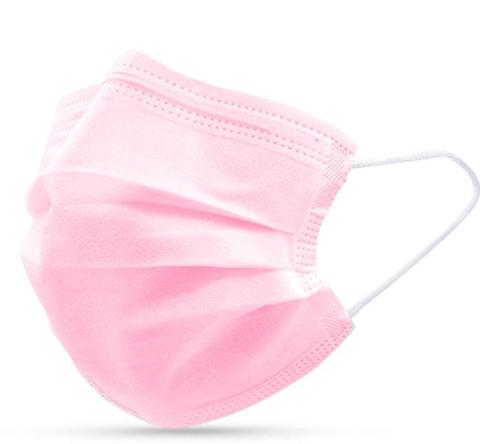 Full Ultrasonic 3 Layer Medical Surgical Mask Pink