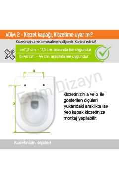 Aqua Bagno Zero Yavaş Kapanan Klozet Kapağı - Duroplast