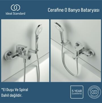 Cerafine O Banyo Bataryası-Chrome