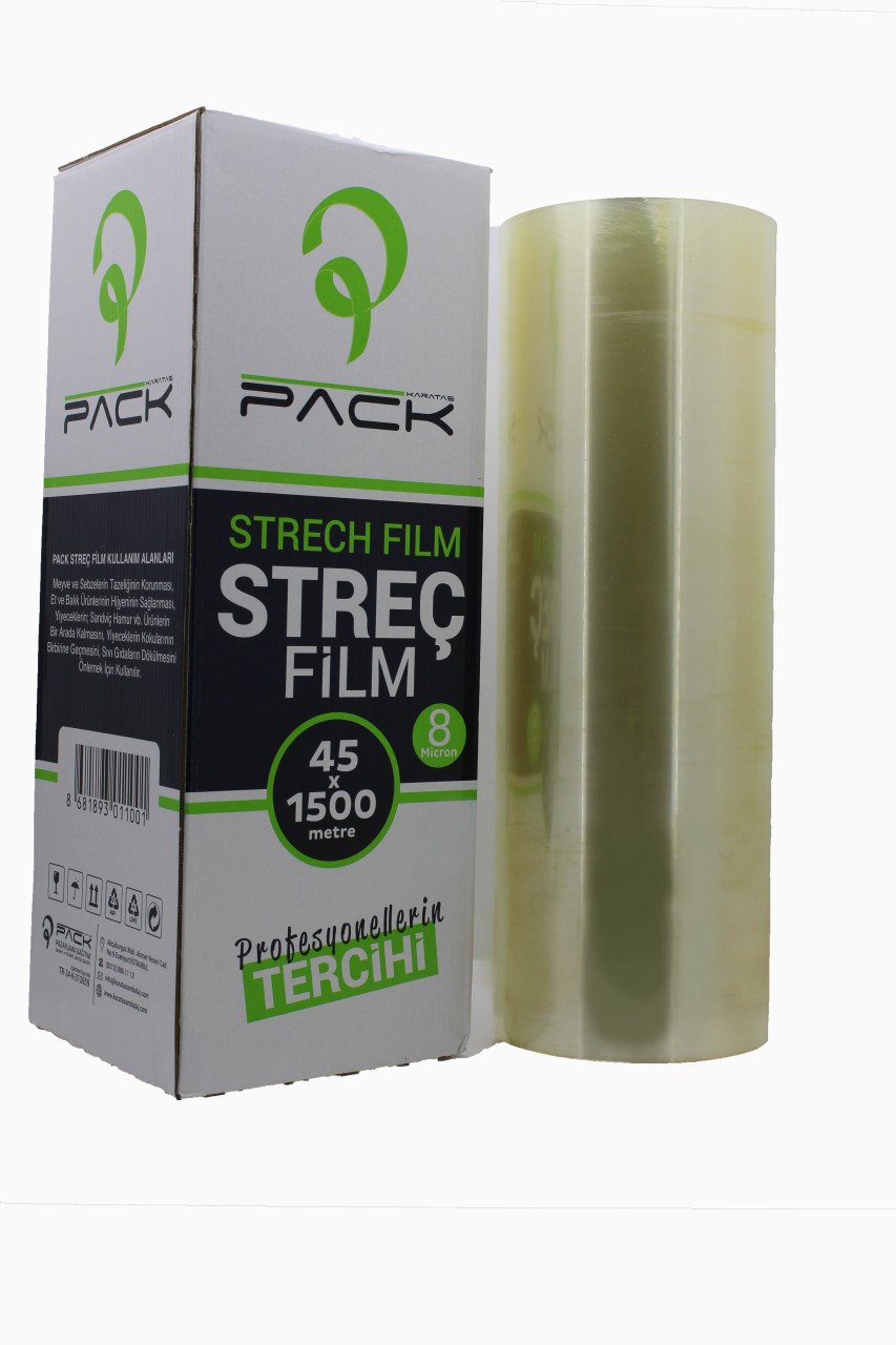 Pack Streç Film 45*1500cm 8 Micron