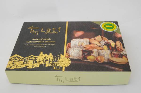 ÇİFTE KAVRULMUŞ ANTEP FISTIKLI LOKUM 320 gr (Özel Kutusunda)