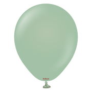 18 '' Retro Balon Kış Yeşili 1 adet