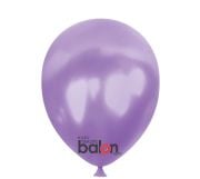 Kutu Kutu Balon Metalik Lila 100' lü 12''