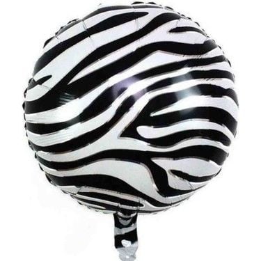 18'' Zebra Çizgili Folyo Balon 4134