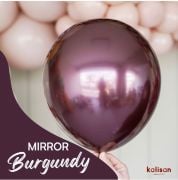 12'' Mirror Bordo (burgundy) 50 adet