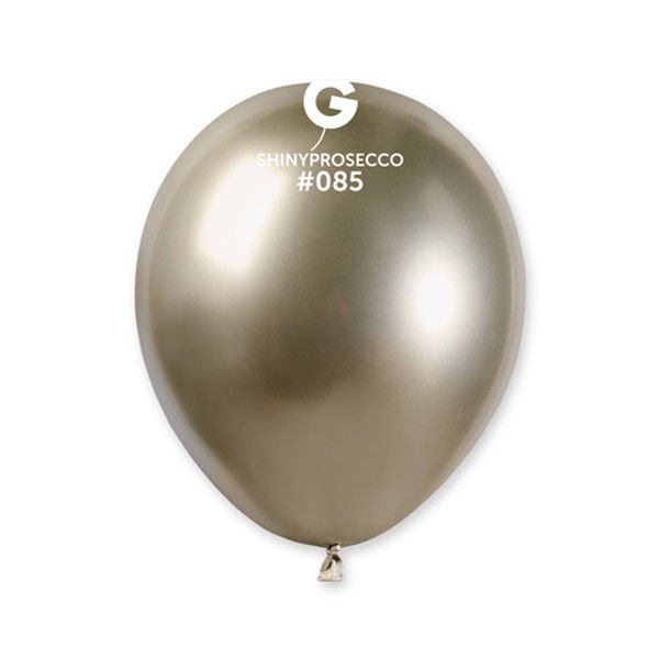 Gemar 5'' Krom Balon Beyaz Altın (White Gold) 100 Adet  #085