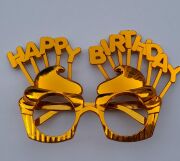 Happy Brithday Gold Muffin Parti Camsız  Gözlük