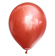 Mirror (Krom) Balon Kırmızı 12 İnç - 50 Adet