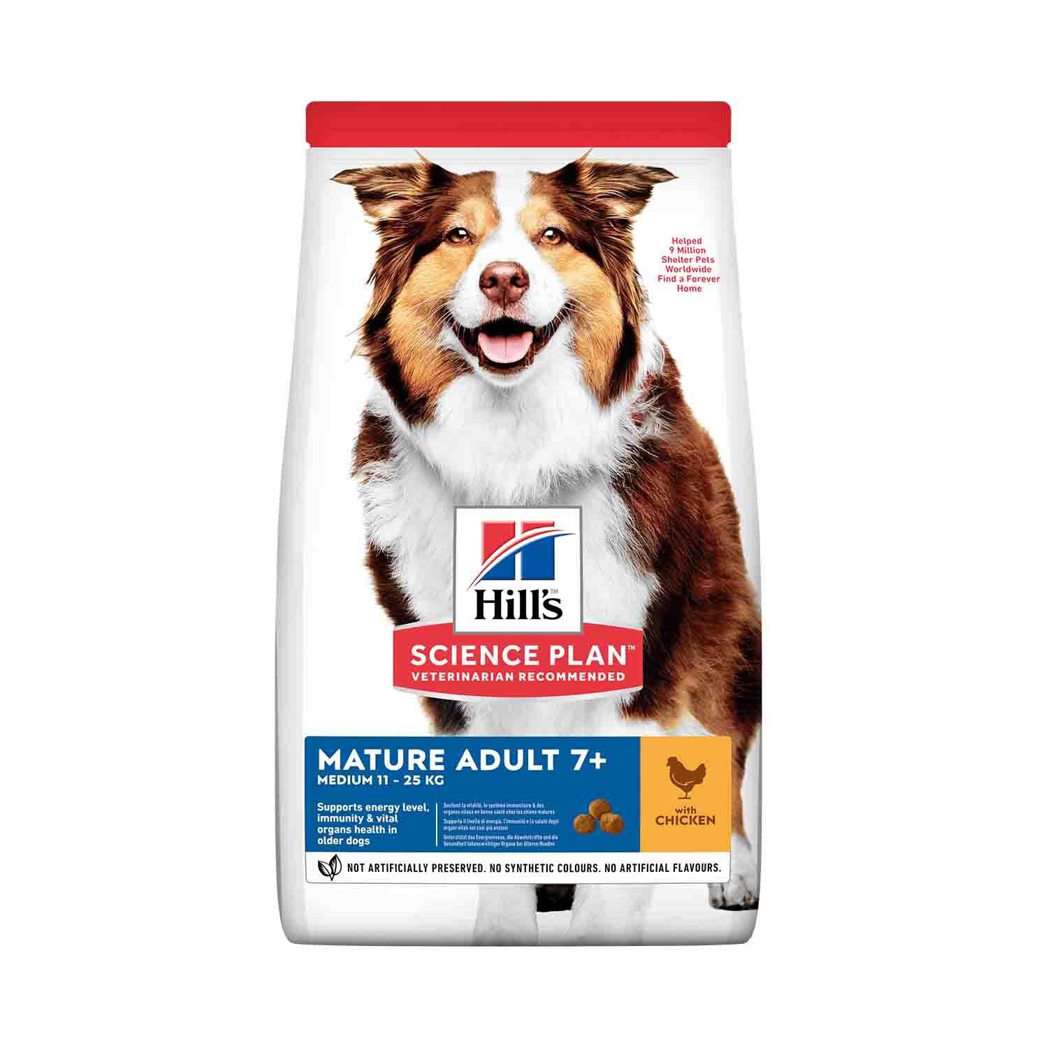 Hills Science Plan Tavuklu Orta Irk Yaşlı Köpek Maması 12 Kg