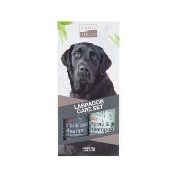 Green Fields Siyah Labrador Köpek Şampuanı Ve Tüy Bakım Seti 2x250 Ml