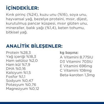 Hill's SCIENCE PLAN Küçük Irk Kuzulu & Pirinçli Yavru Köpek Maması 3 kg