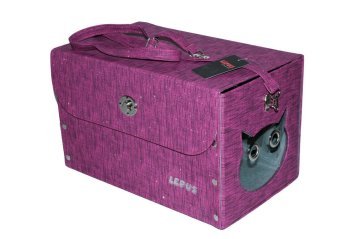Lepus Style Bag Kedi Taşıma Çantası Fuşya
