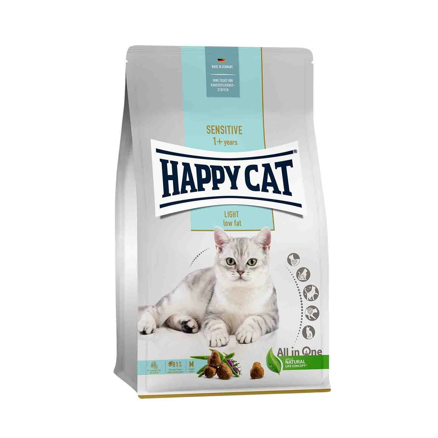 Happy Cat Sensitive Light Tavuklu Yetişkin Kedi Maması 4 KG