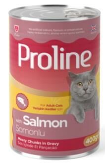 Proline Sos İçinde Somon Balıklı Yetişkin Kedi Maması 400 Gr