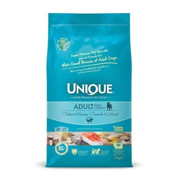 Unıque Mini Adult Küçük Irk Somonlu Hamsili Yetişkin Köpek Maması 3 Kg