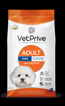 Vet Prive Mini Adult Küçük Irk Somonlu Köpek Maması 3 Kg