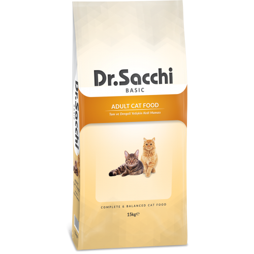 Dr.Sacchi Basic Chicken Yetişkin Kedi Maması 15 kg