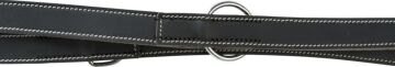 Trixie Köpek Gezdirme Kayışı Gerçek Kalın Deri 2m 20mm M-L Siyah