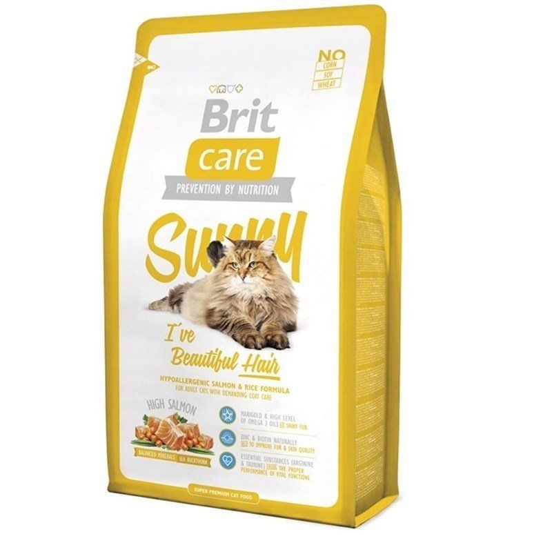 Brit Sunny Somonlu Kedi Maması 2kg