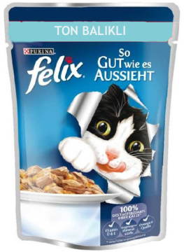 Felix Ton Balıklı Yetişkin Kedi Konservesi 100 Gr