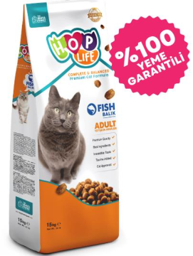 Hop Life Balık Etli Yetişkin Kedi Maması 15 KG