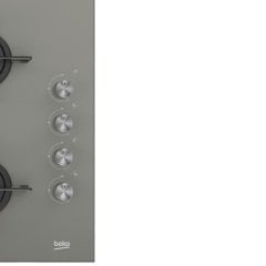 Beko BSTOC 828 G Set Üstü Gazlı Ocak 60 cm Gri Cam Yüzey