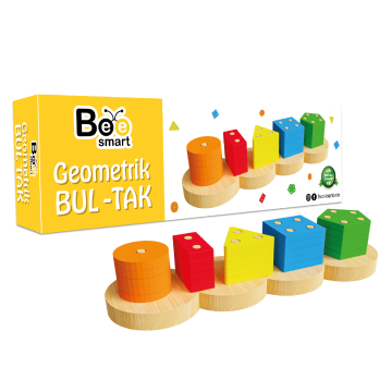 Bee Smart Ahşap Geometrik Bul-tak Eğitici Oyuncak Öğretici Geliştirici Oyuncak Çocuk Için Hediye