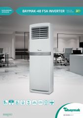 Baymak FSA 48 - A++ Enerji Sınıfı, 48000 BTU Inverter Salon Tipi Klima