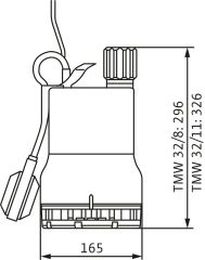 Wilo TMW 32/11 Az Kirli Sular için Flatörlü Monofaze Dalgıç Pompa