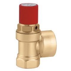 Caleffi 530625 Dişi Bağlantı 1” x 1 1/4” Mebranlı 2,5 Bar Emniyet Ventili