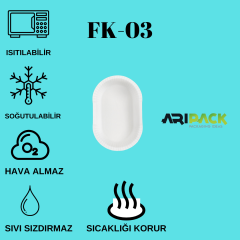 FK-03 Oval Yemek Kabı