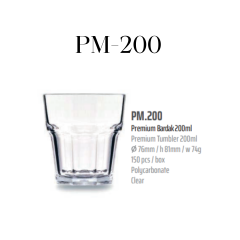 PM-200 PREMIUM BARDAK 200 ML