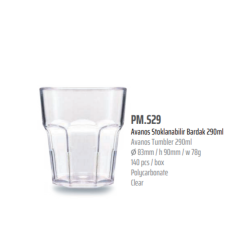 PM-S29 AVANOS STOKLANABİLİR BARDAK 290 ML