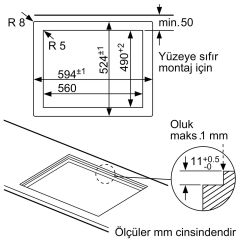 Siemens EP6A6PB20 Siyah Cam Ankastre Ocak