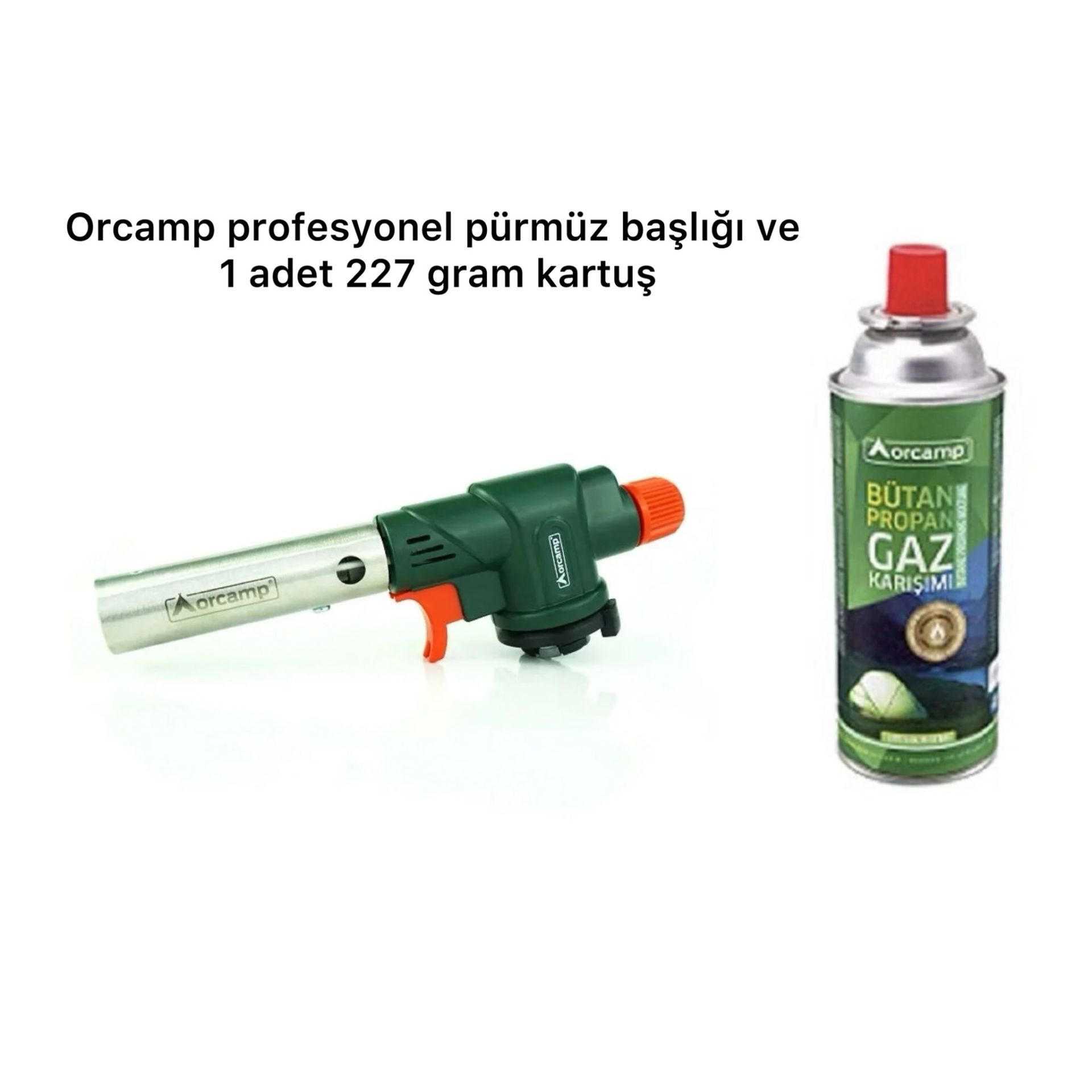 ORCAMP PROFESYONEL PÜRMÜZ BAŞLIĞI VE 1 ADET 227 GRAM KARTUŞ