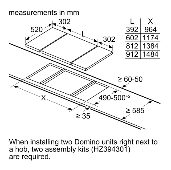 iQ700 Gazlı Domino Ocak 30 cm Seramik, Siyah