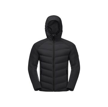 Jack Wolfskin Tasman Down Hybrid Erkek Mont Siyah