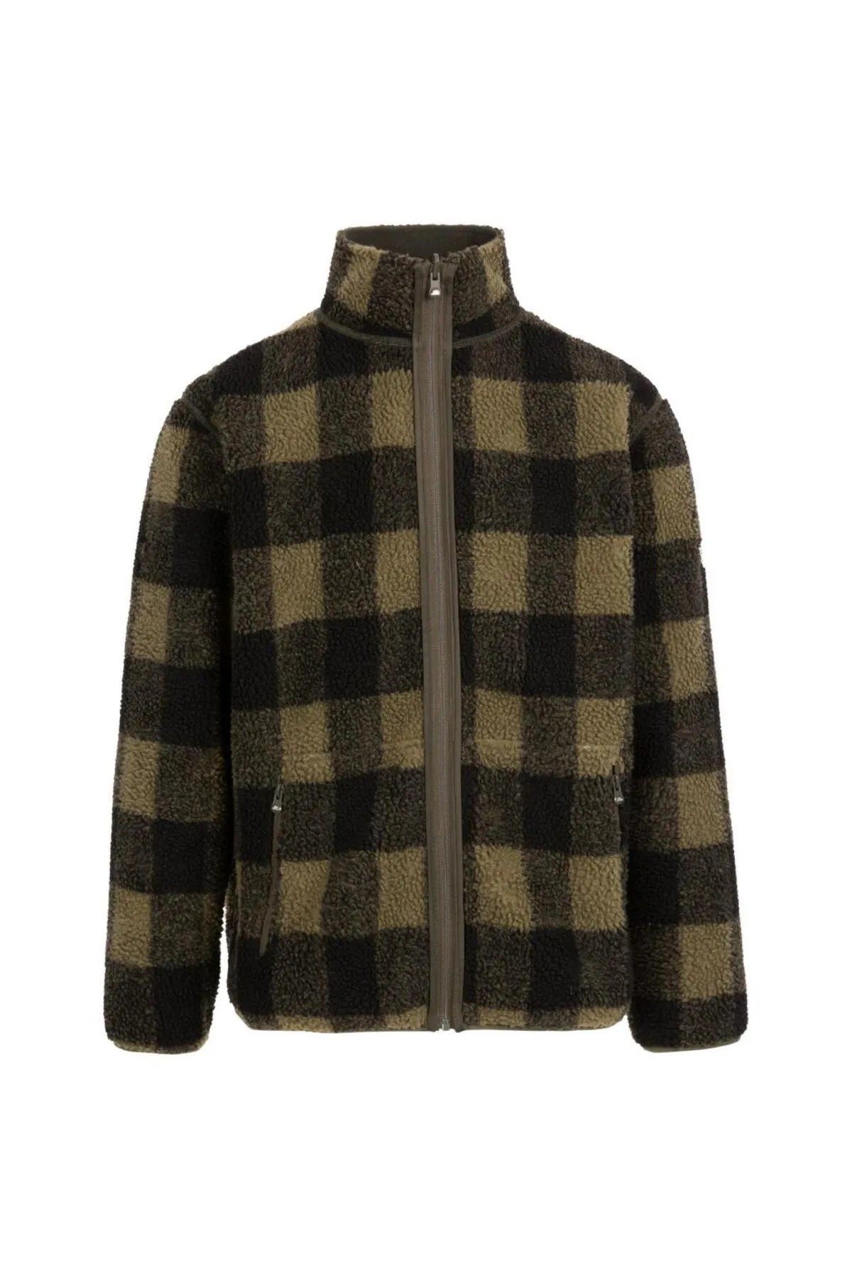 Trespass Tatsfield Fleece Outdoor Erkek Ceket Haki