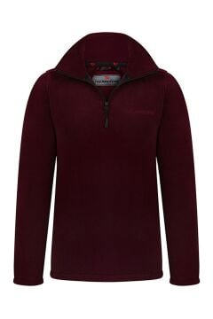 Thermoform Polar Kadın 1/4 Fermuar Bordo