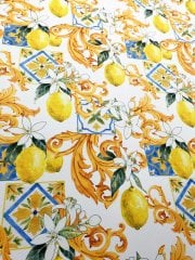 Limon Seramik Desenli Kumaş 2