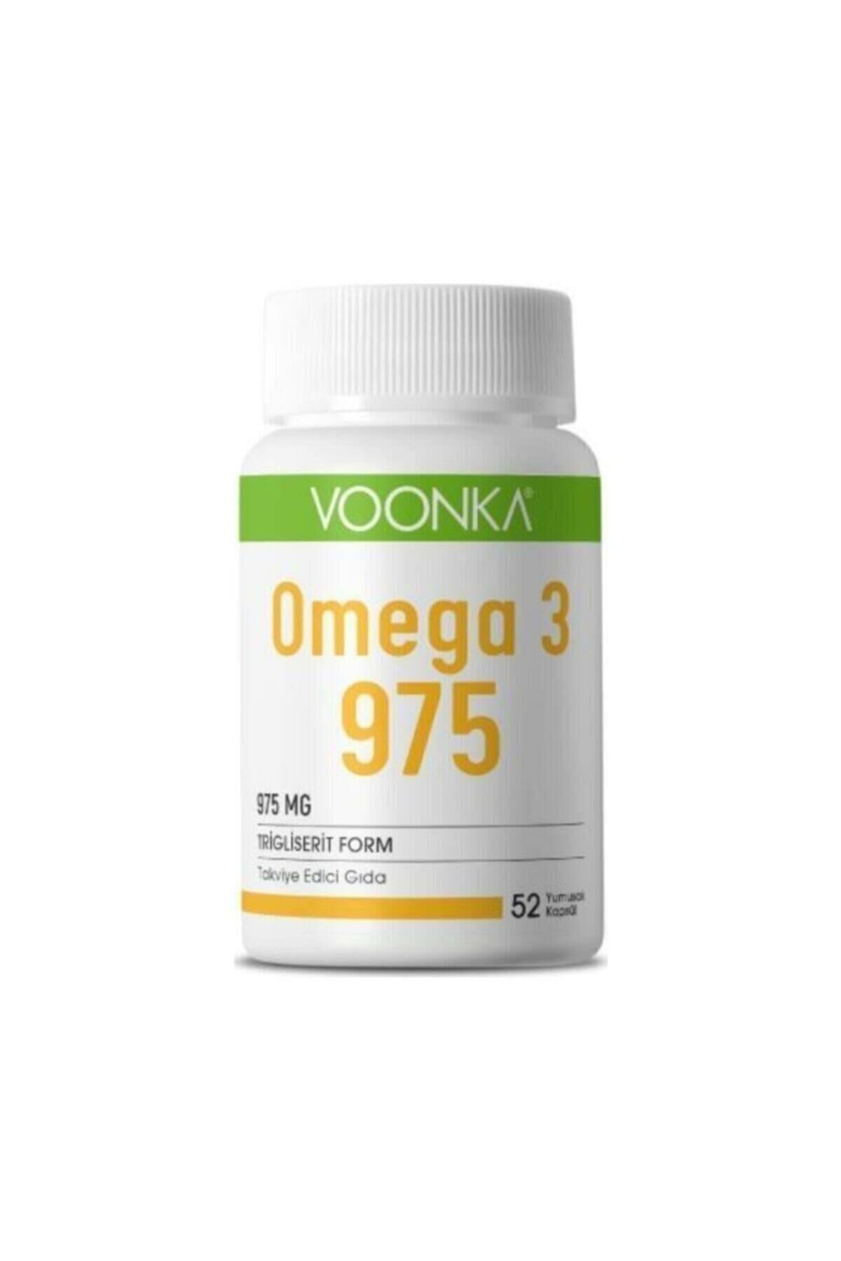 Voonka Omega 3 975 Mg 52 Kapsül -Takviye Edici Gıda