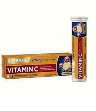 Nutraxin Efervesan Vitamin C-D-ZINC