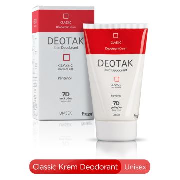 Deotak Normal Ciltler Için Klasik Krem Deodorant 35ml