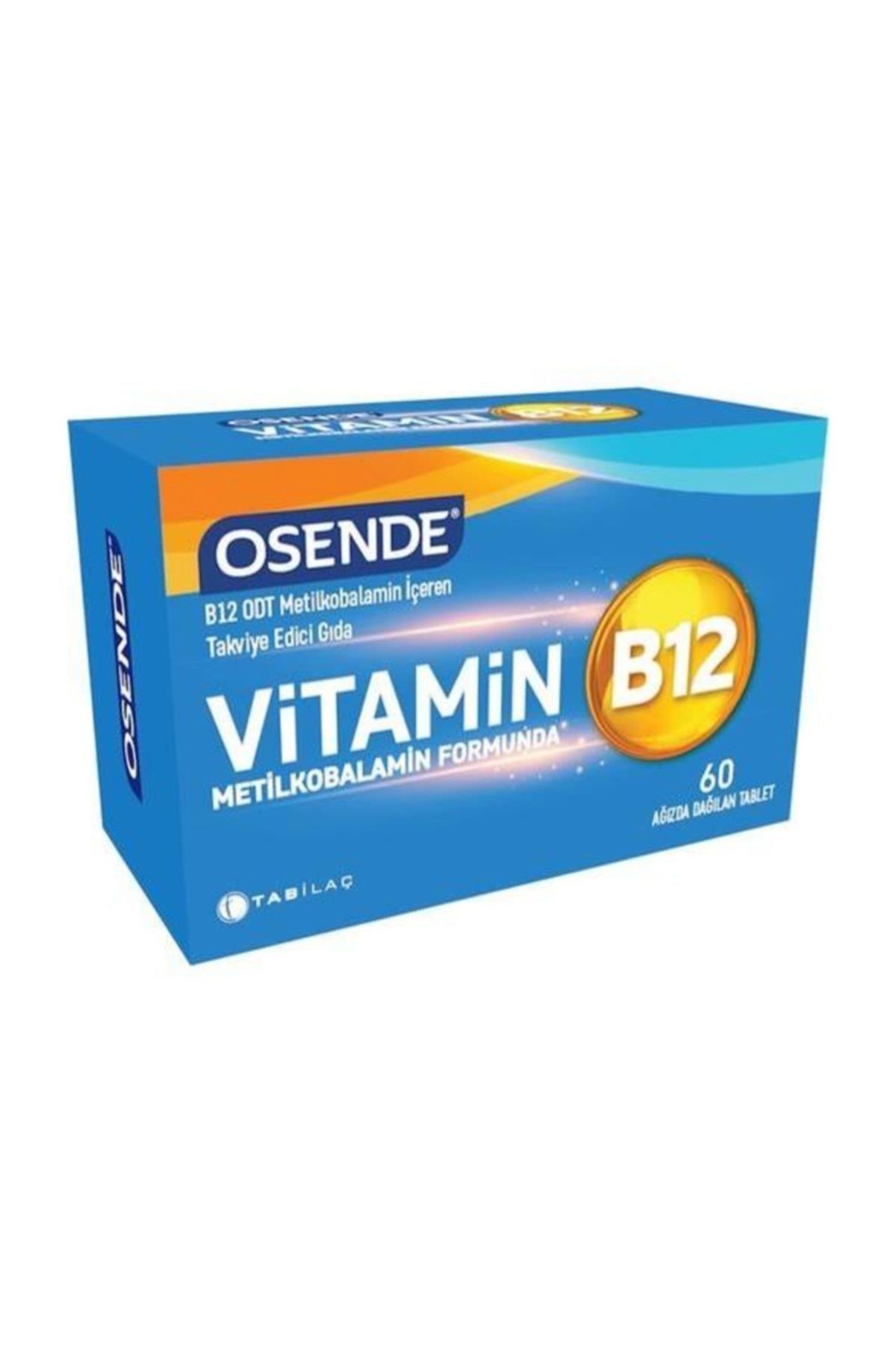 Osende Vitamin B12 60 Tablet-Besin Takviyesi