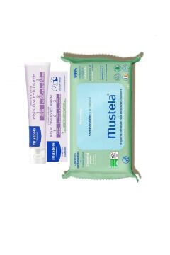 Mustela Vitamin Barrier 1.2.3 Pişik Önleyici Krem 100 Ml +  Kompost Edilebilir Islak Mendil Hediyeli