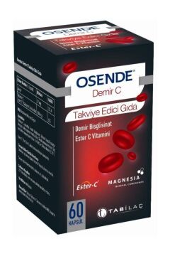 Osende Demir C 60 Kapsül-Besin Takviyesi