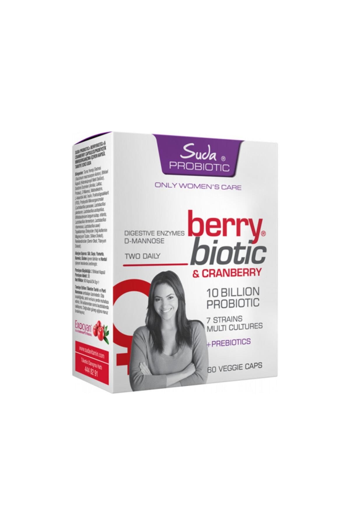 Suda Probiotic Berrybiotic 60 Kapsül-Probiyotik