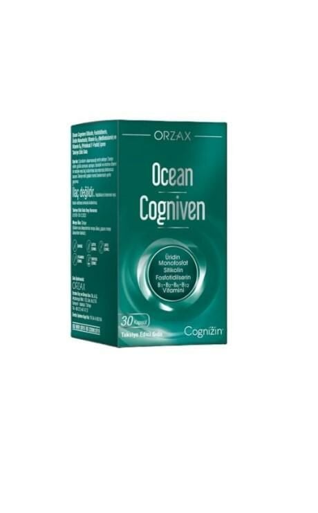 Orzax Ocean Cogniven İçeren Takviye Edici Gıda 30 Kapsül